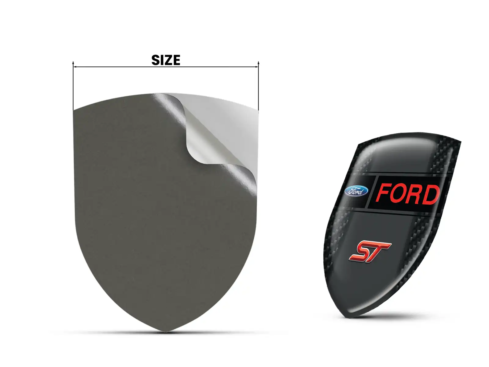 Ford Custom Domes Sticker Exklusiver Look Edle Domes